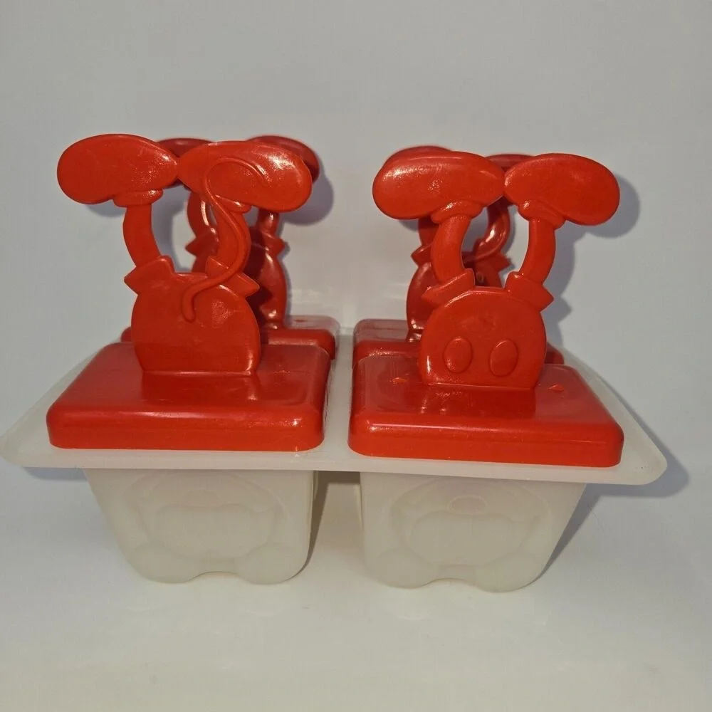 Mickey Mouse Vintage Popsicle Mold Cookie Cutter Sandwich Press Lot of 5 Disney